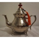 Orientalische Teekanne, Silber